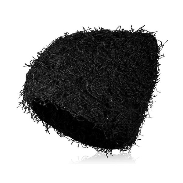 Bonnet en tricot texturé