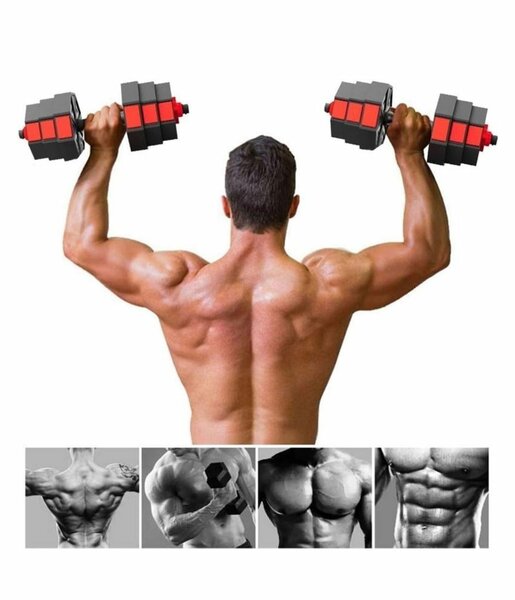 10KG 2-IN-1 ADJUSTABLE DUMBBELLS SET