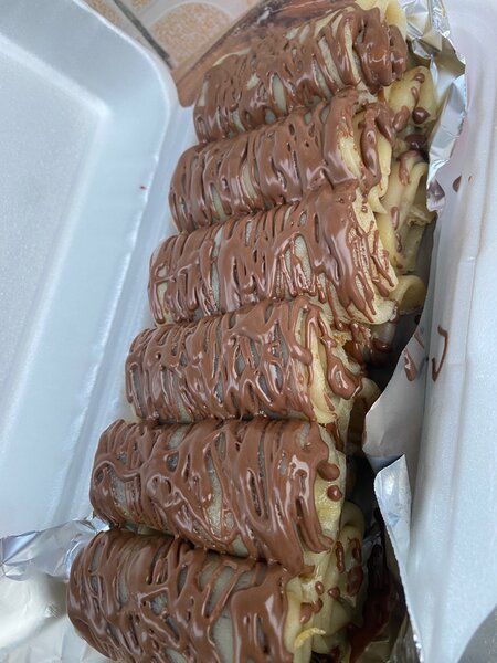 Crêpes fourrées chocolat