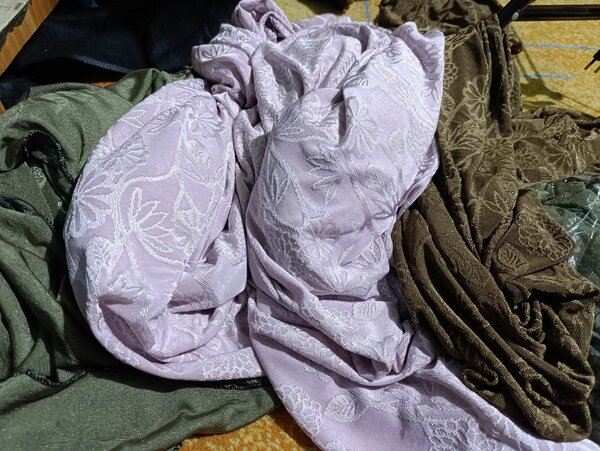 Étoffe Jacquard Motif Floral