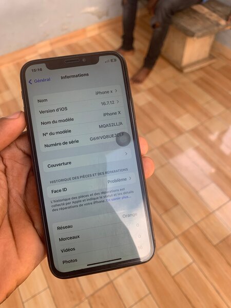 iPhone X Noir 64GB