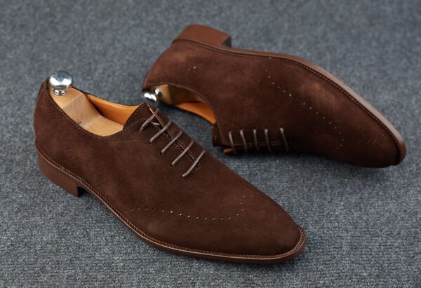 Chaussures Derby en daim