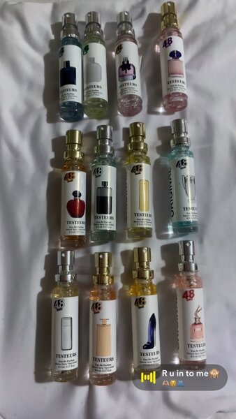 Set de testeurs de parfum unisexes