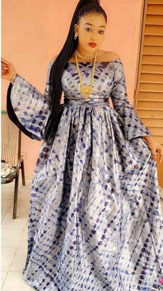 Robe Longue en Bazin