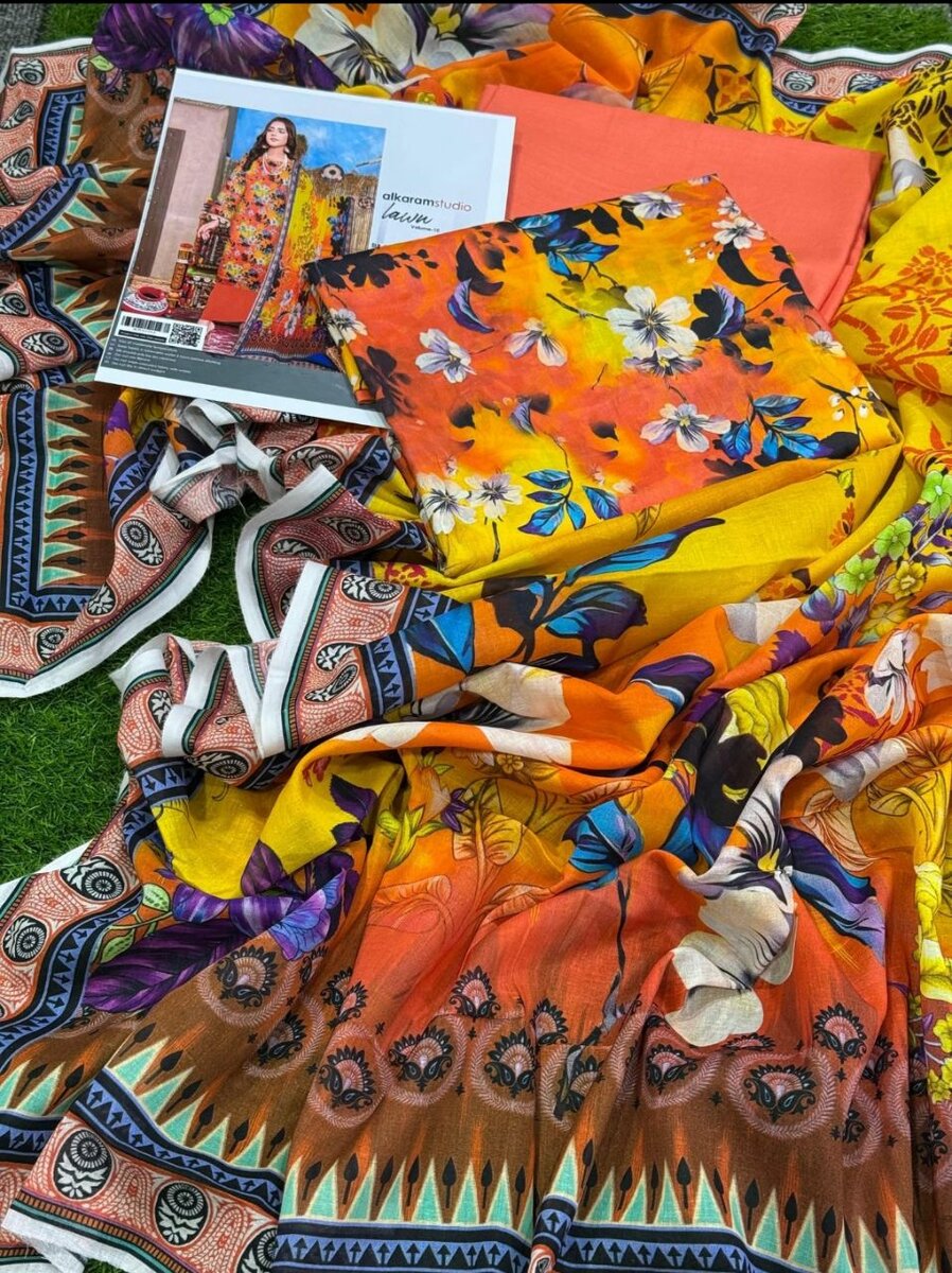 Lady's Lawn 3pc Unstich Suit