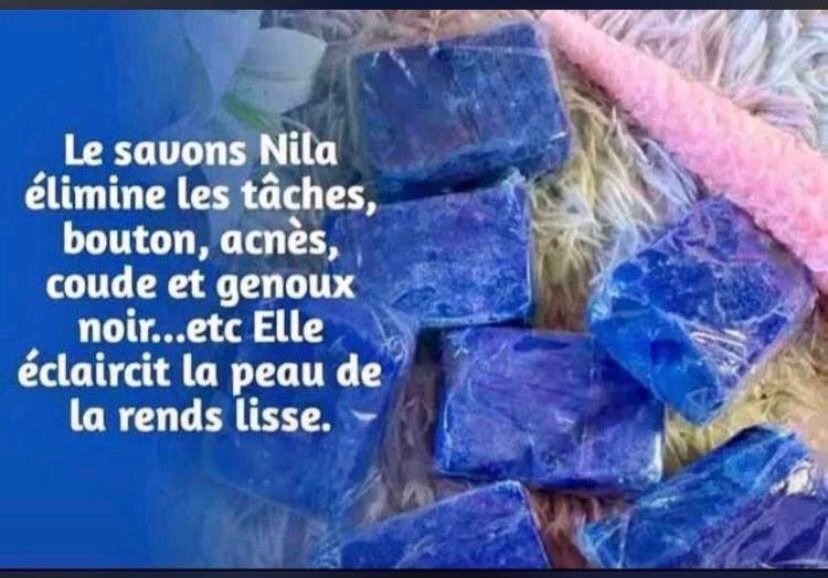 Savon Nila ,curcuma ,noir