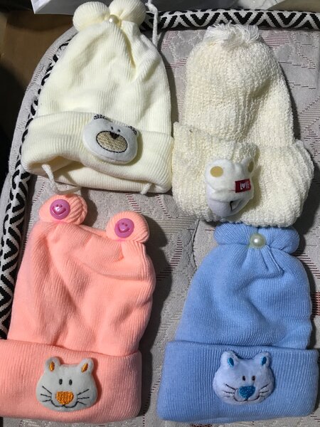 Bonnets bébé doux animaux