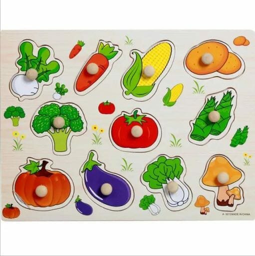 Puzzle Montessori En Bois