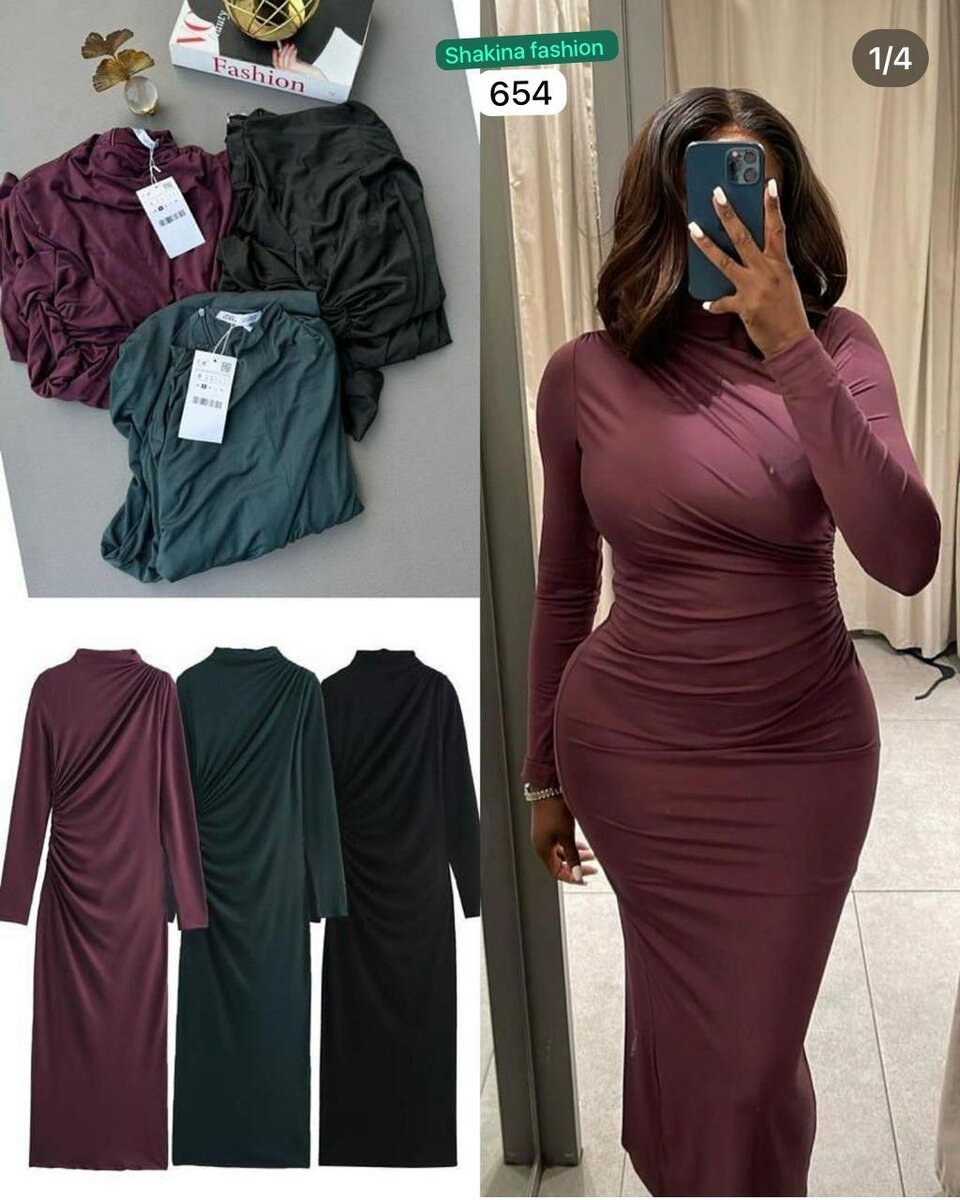 Robe longue chic ajustée