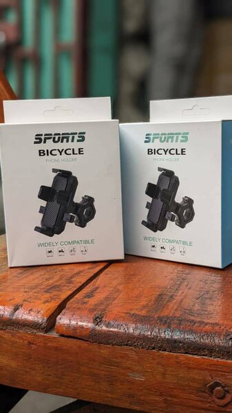 Motor bicycle phone holders