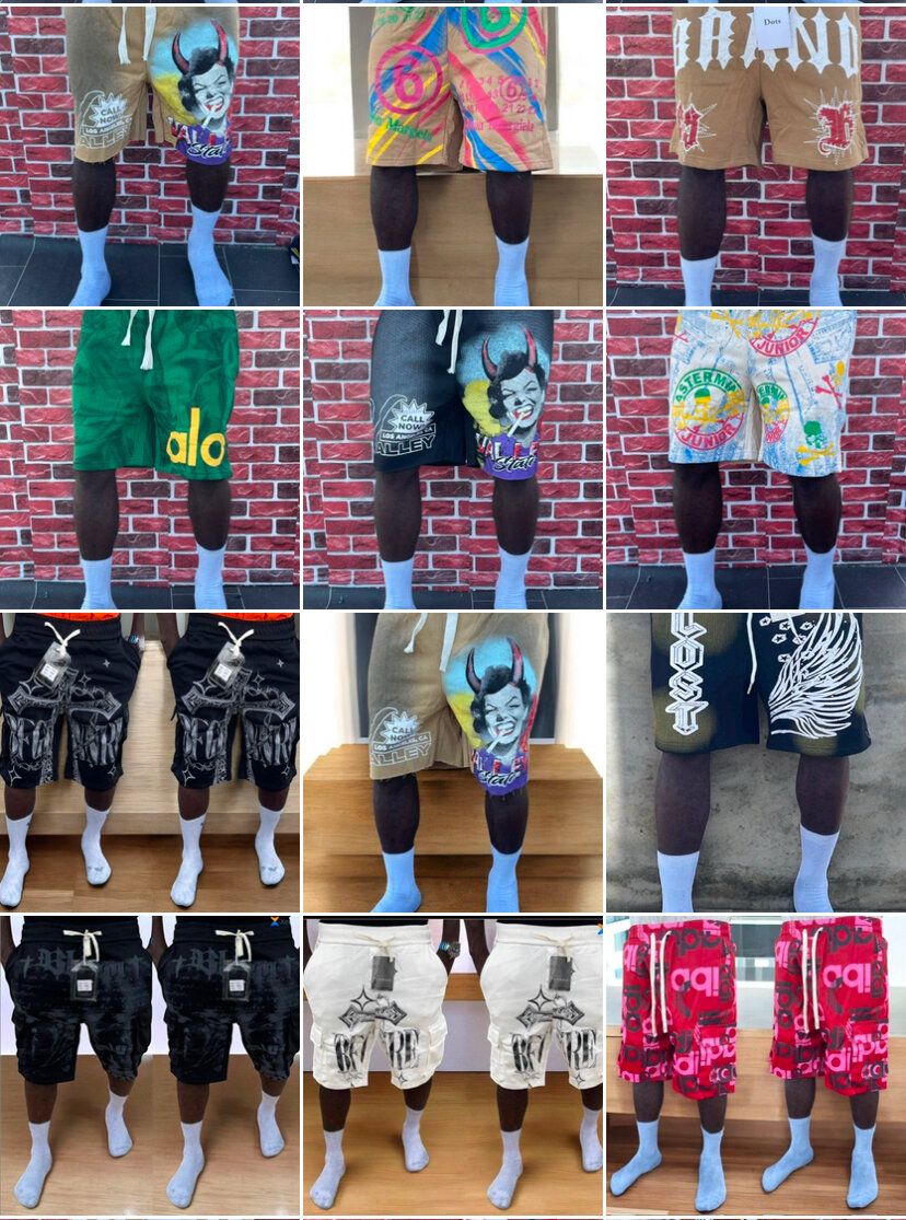 Shorts imprimés tendance