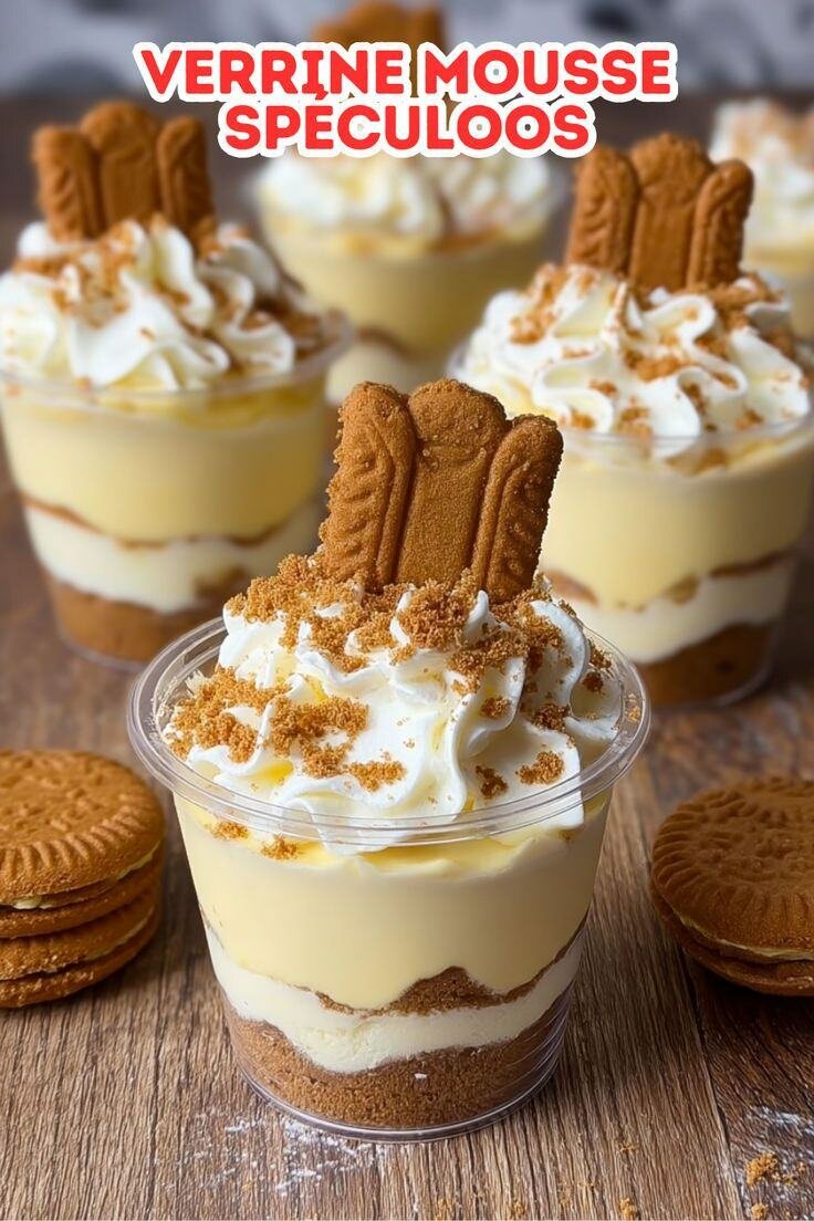 Délicieuses Verrines Spéculoos