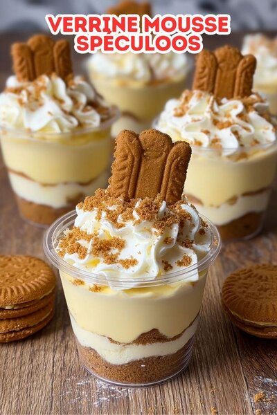 Délicieuses Verrines Spéculoos