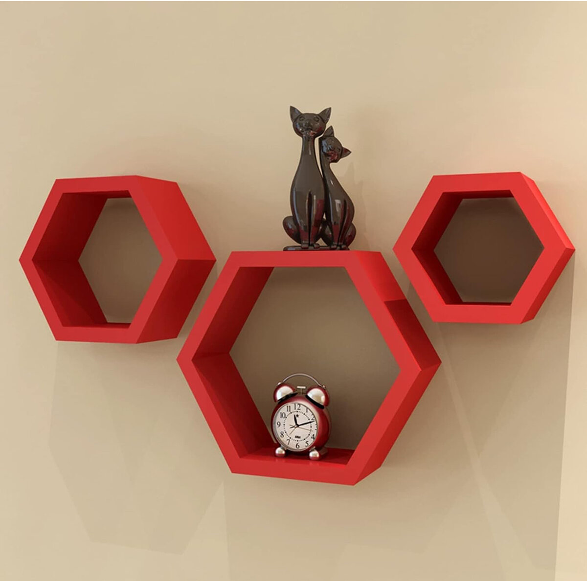 Étagères Murales Hexagonales Modernes