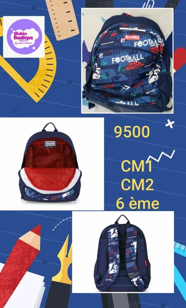 Sac à dos école football