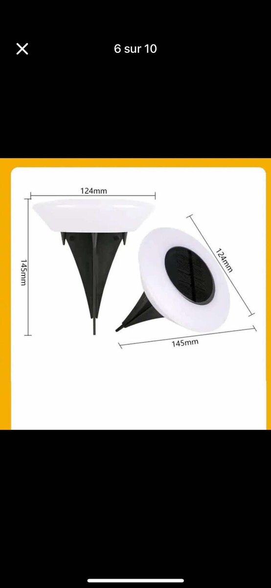 Lumière Solaire de Jardin Extérieure