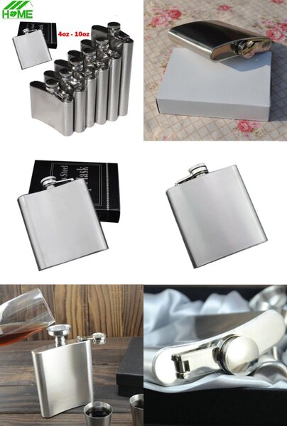 Flasque en acier inoxydable