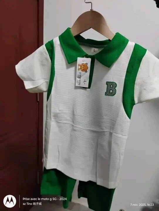 Ensemble polo bébé élégant