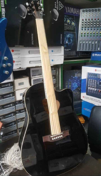 Guitare acoustique élégante