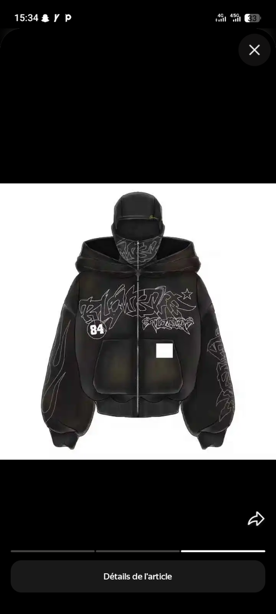 Sweat à capuche oversize