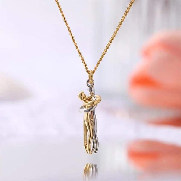 Collier câlin couleur or