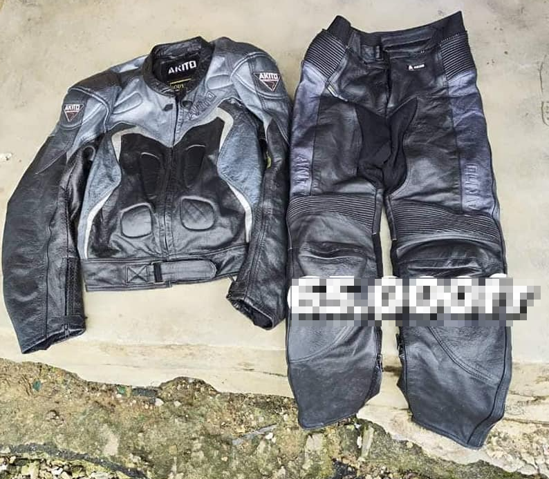 Équipement de moto, veste de moto et pantalon