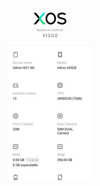 Infinix Hot 40i