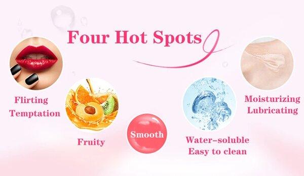 Lubrifiant sexuel commestible 100ml