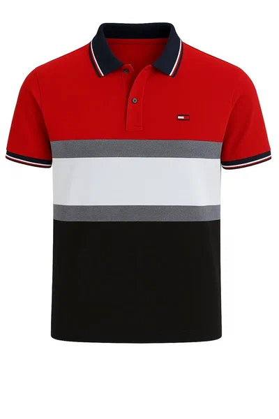 Polo homme à rayures tendance