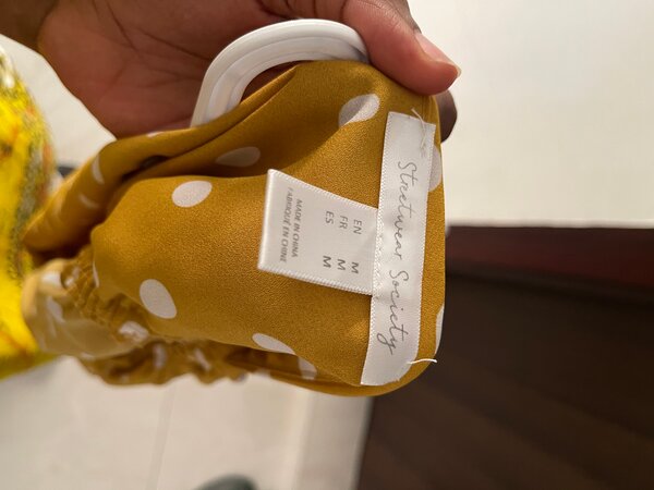 Polka Dot Yellow Cami Top