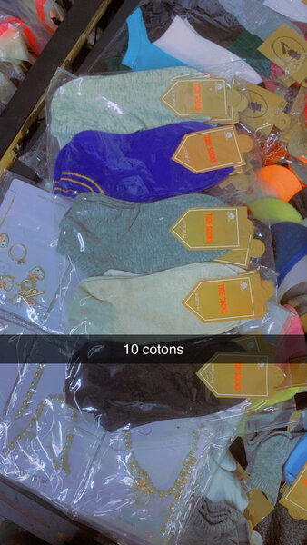 Lot de 10 paires de chaussettes en coton