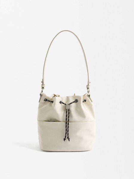 Sac seau blanc élégant
