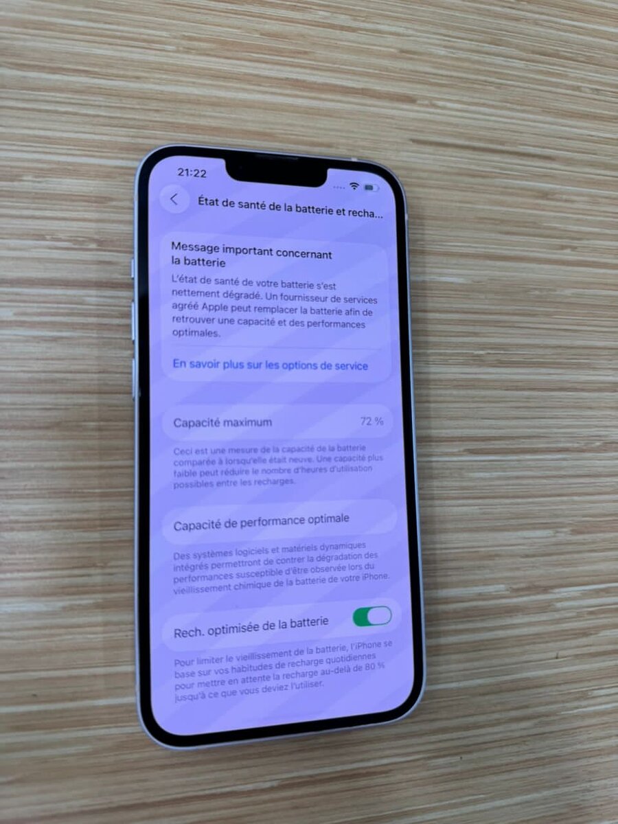 iPhone 13 simple  128 Go Blanc