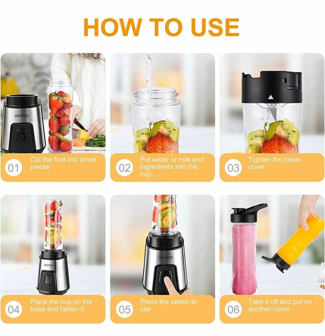 Blender pour fruits + bol