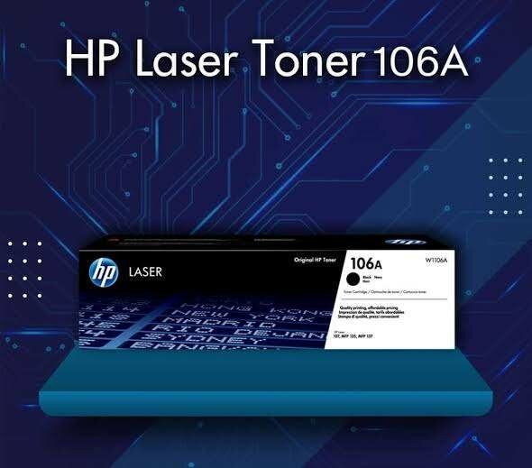 Cartouche toner laser HP 106A noir