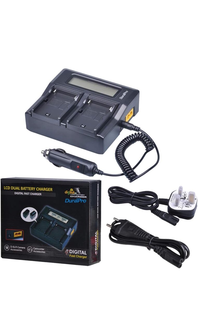 DuraPro Super Rapid Dual LCD Sony NP-F550 F570