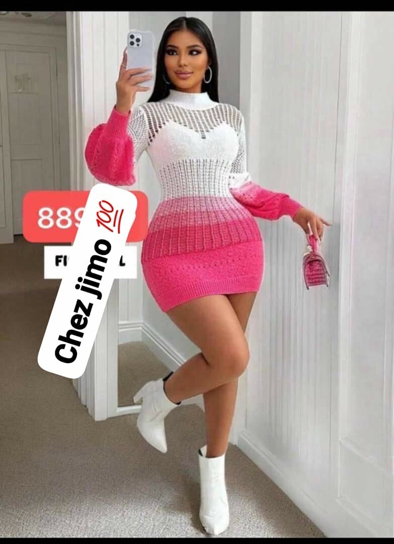 Robe évasée élégante en couleurs