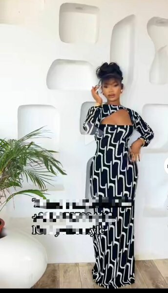 Robe élégante à motifs