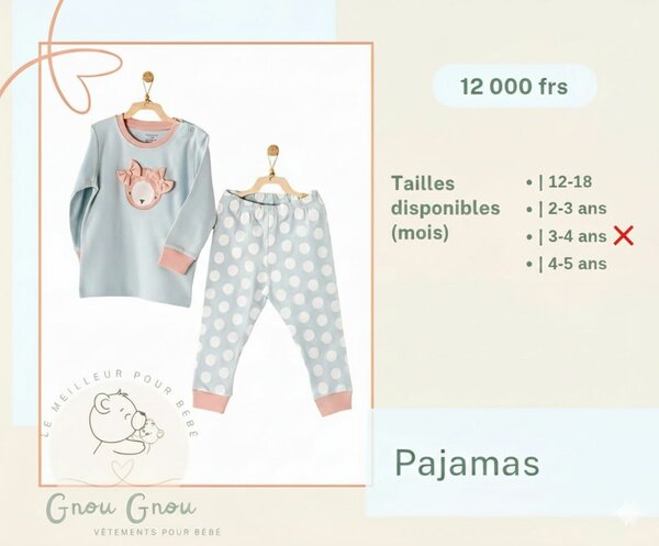 Pyjama Enfant Douillet