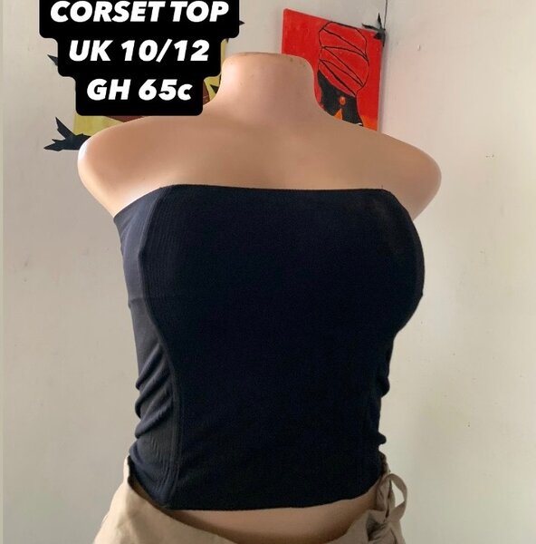 Black corset top