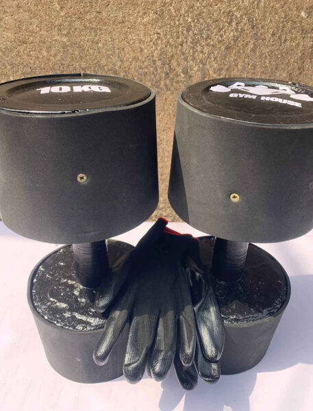 Poids réglables pour musculation de 10 kg