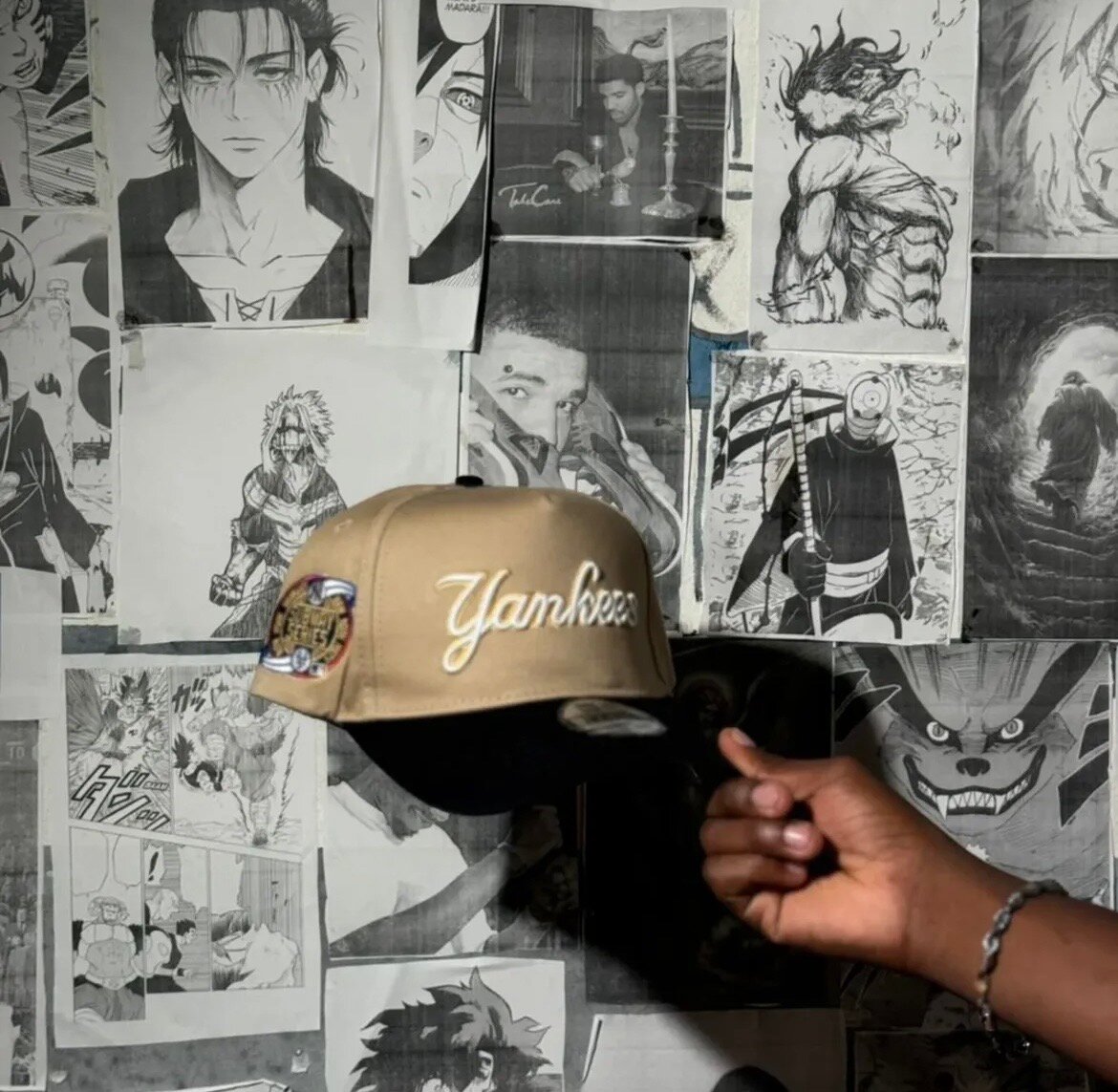 Casquette Snapback Yankees Beige