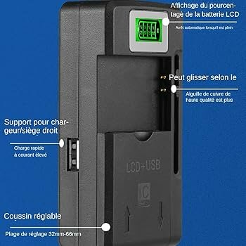 Chargeur Universel USB LCD