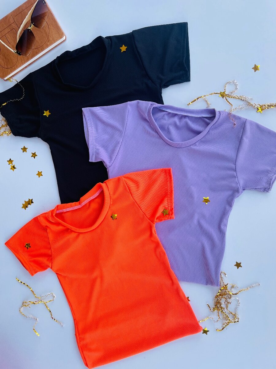 Short sleeves basic tops