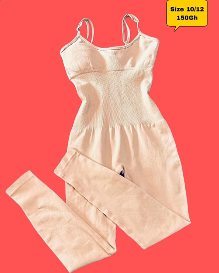 sports beige jumpsuit