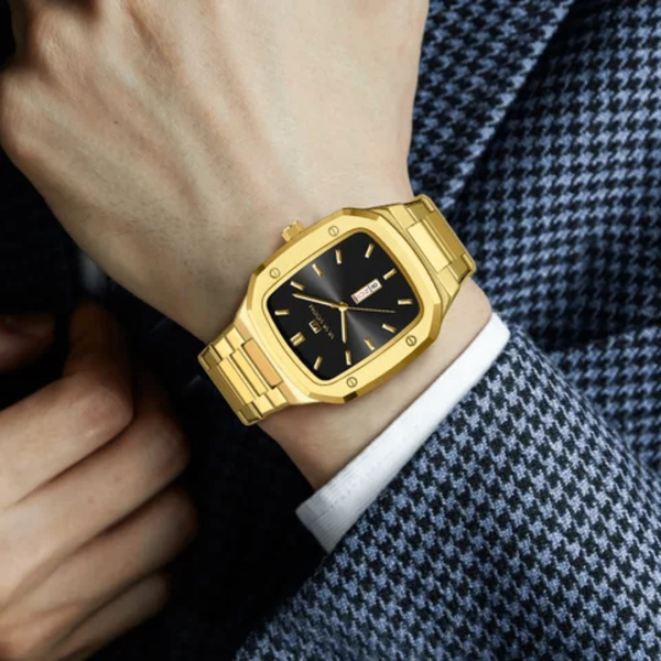 Montre homme en or élégant