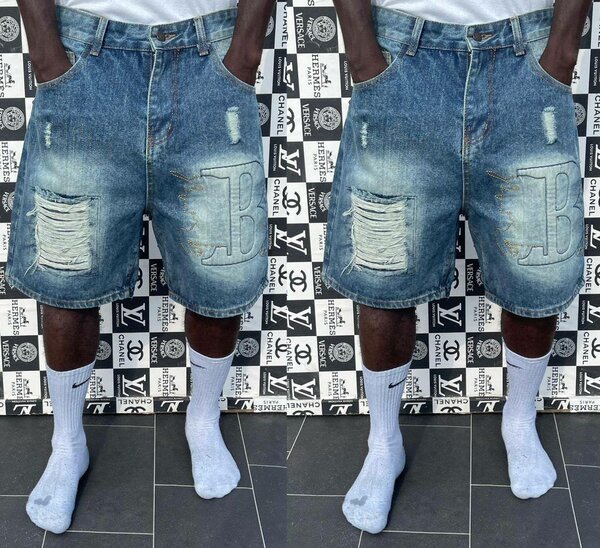 Shorts en jean décontractés homme
