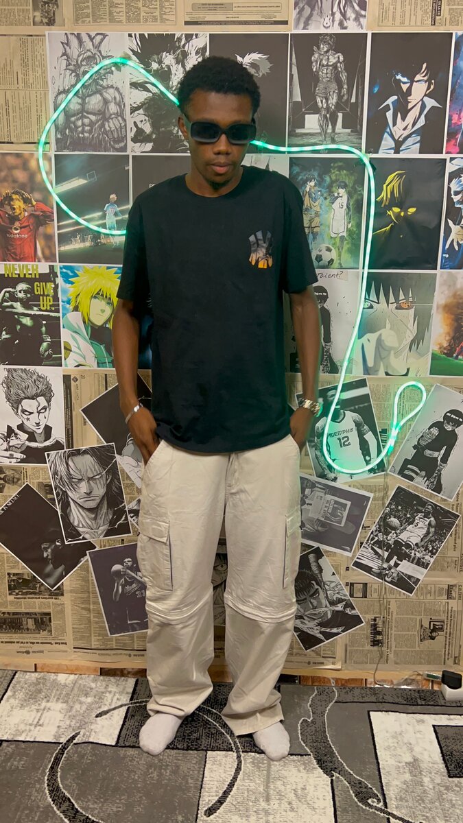 T-shirt décontracté noir