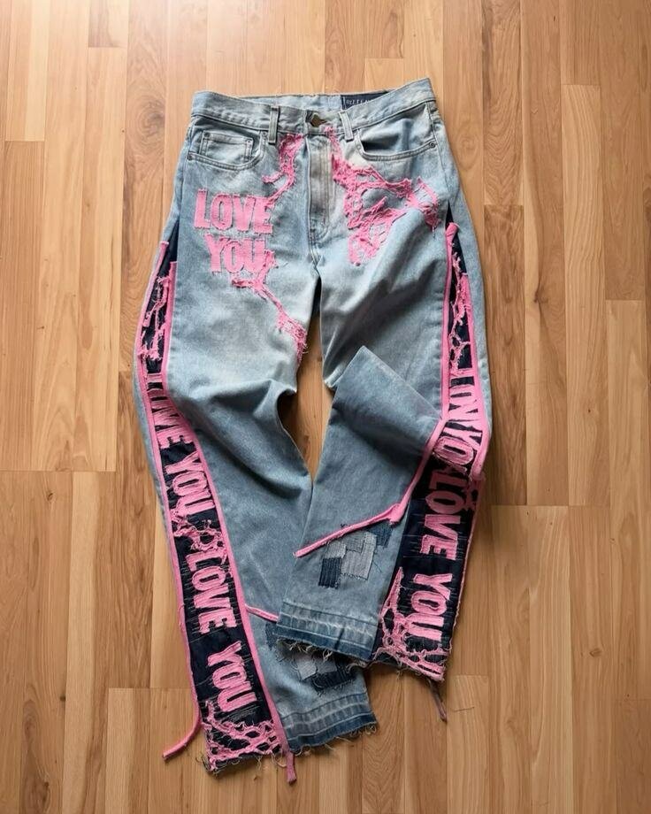 Jeans créatifs décontractés