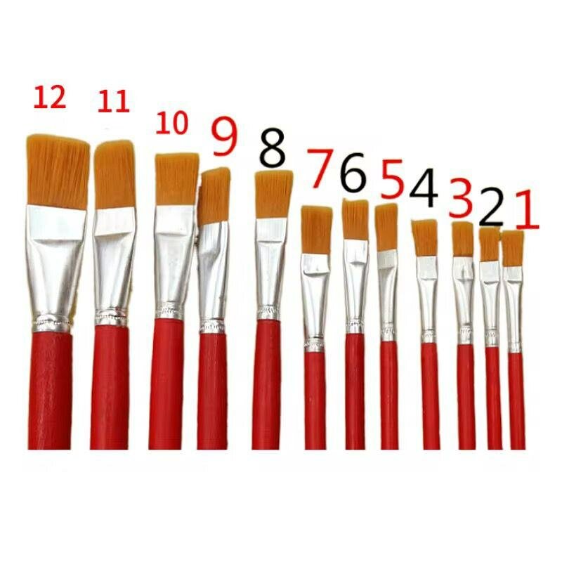 Set de 12 Pinceaux Artistiques